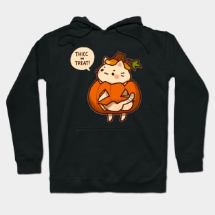 Thicc or Treat Halloween Booty Cat Hoodie